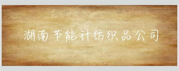 湖南節(jié)能針紡織品公司 聚焦綠色創(chuàng)新，引領(lǐng)針紡織行業(yè)可持續(xù)發(fā)展